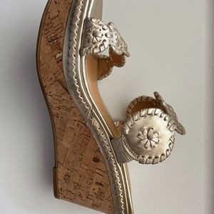 Jack Rogers LEIGH Wedge Sandal sz 8